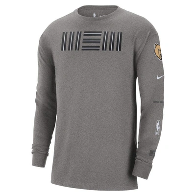 Shop Nike Charcoal Memphis Grizzlies 2023/24 City Edition Max90 Expressive Long Sleeve T-shirt