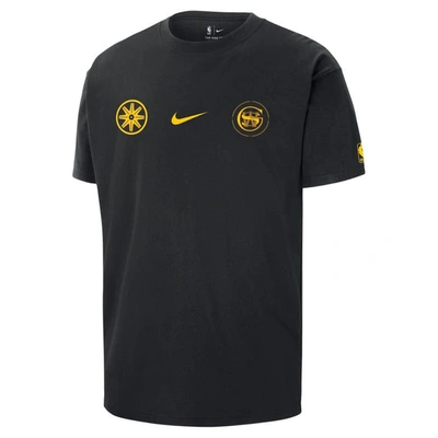 Shop Nike Black Golden State Warriors 2023/24 City Edition Courtside Max90 T-shirt