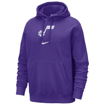 Shop Nike Purple Utah Jazz 2023/24 City Edition Essential Club Pullover Hoodie