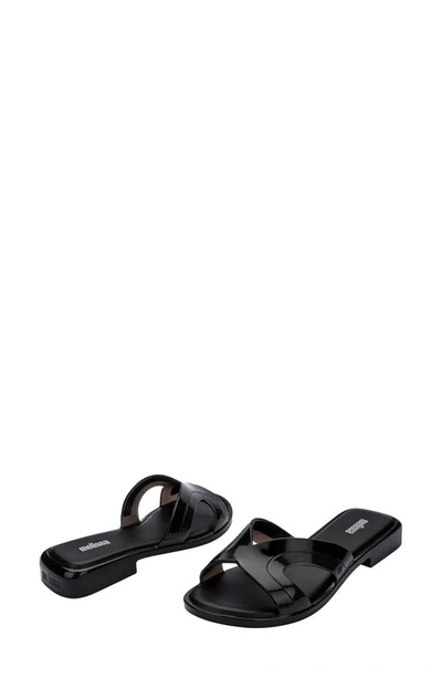Shop Melissa Yacht Slide Sandal In Black
