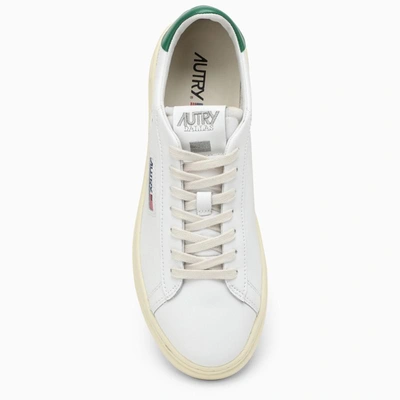 Shop Autry White/green Dallas Sneakers In