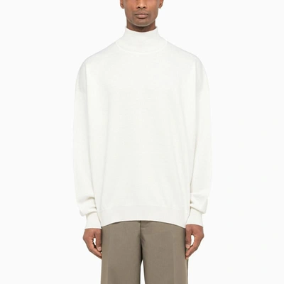 Shop Fear Of God Eternal Cream Turtleneck In Beige