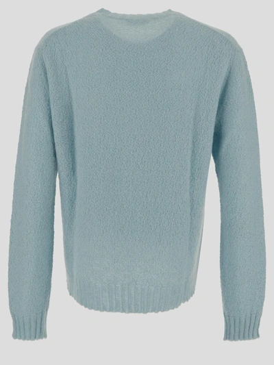 Shop Jil Sander Crew Neck Sweater In Blue