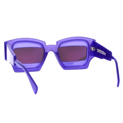 Shop Kuboraum Sunglasses In Blue