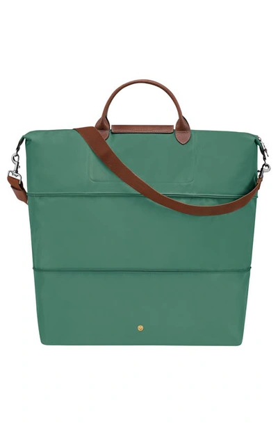 Shop Longchamp 21-inch Expandable Travel Bag In Sage