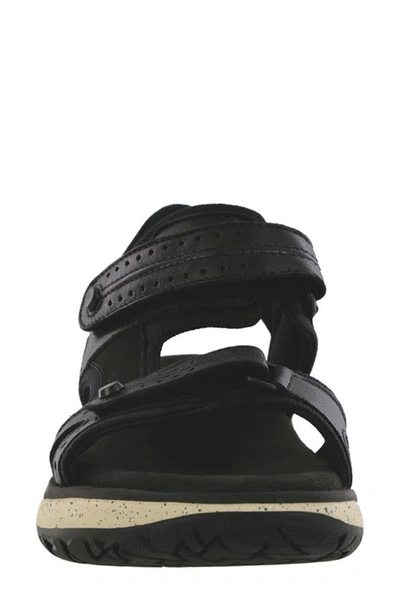Shop Sas Embark Sandal In Black Ash