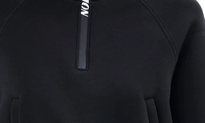 Shop P.e Nation Pressback Half Zip Sweatshirt In Black