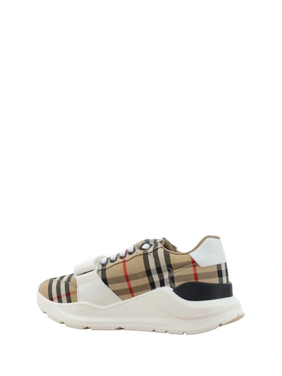 Shop Burberry Sneakers In Archive Beige Ip Chk