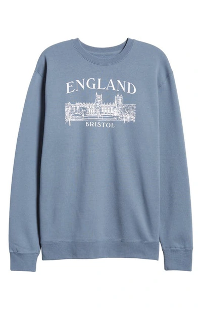 Shop Golden Hour Bristol England Sweatshirt In Storm Blue