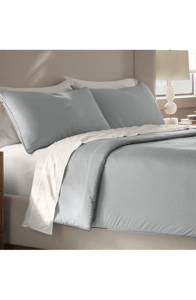 Shop Boll & Branch Organic Cotton Comforter & Sham Set In Shore