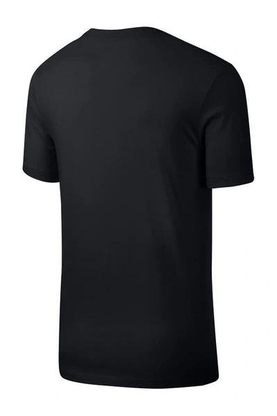 Shop Nike Club Crew Neck T-shirt In 13 Black/white
