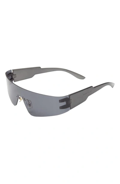 Shop Bp. Polarized Shield Sunglasses In Black
