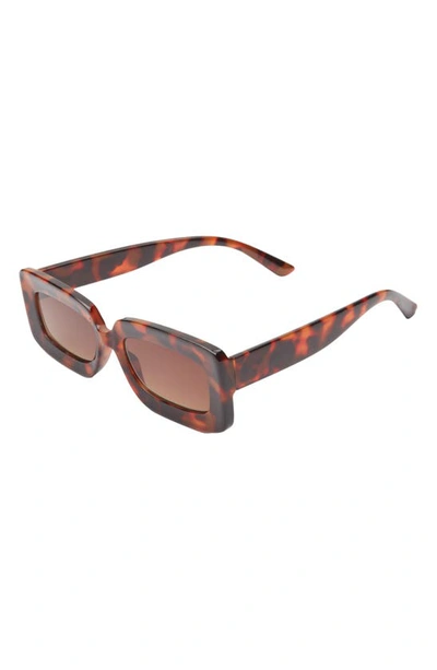 Shop Bp. Rectangular Sunglasses In Tortoise