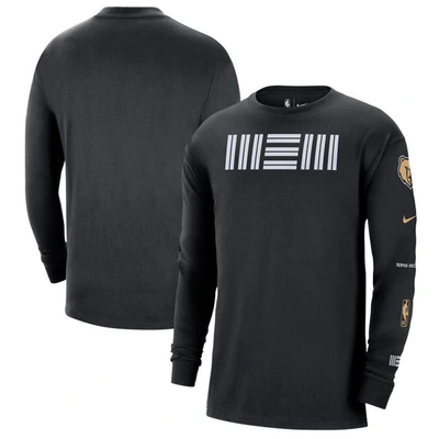 Shop Nike Black Memphis Grizzlies 2023/24 City Edition Max90 Expressive Long Sleeve T-shirt