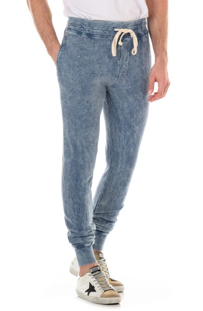 Shop Original Paperbacks Griffith Mineral Wash Joggers In Blue Stone