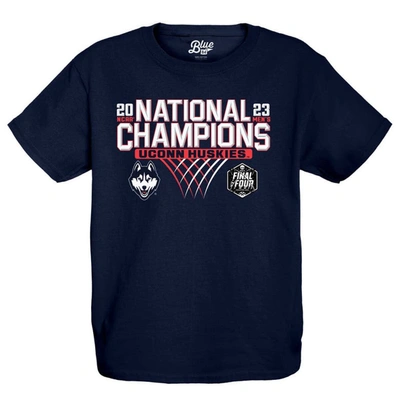 Shop Blue 84 Basketball National Champions Focus Bracket T-shirt In Navy