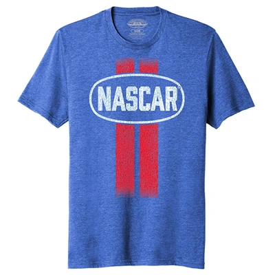 Shop E2 Apparel Heather Royal Nascar Racing Stripe T-shirt