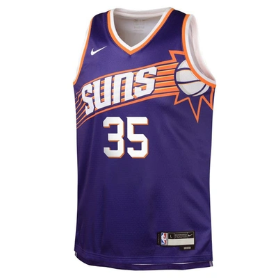 Shop Nike Youth  Kevin Durant Purple Phoenix Suns Swingman Jersey
