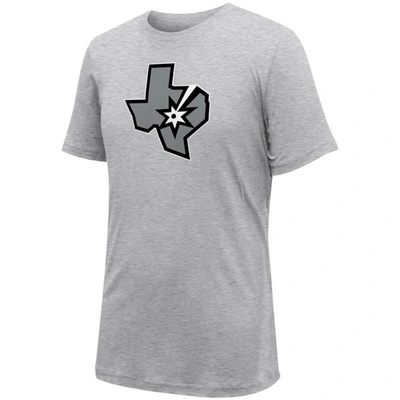 Shop Stadium Essentials Unisex  Gray San Antonio Spurs Primary Logo T-shirt