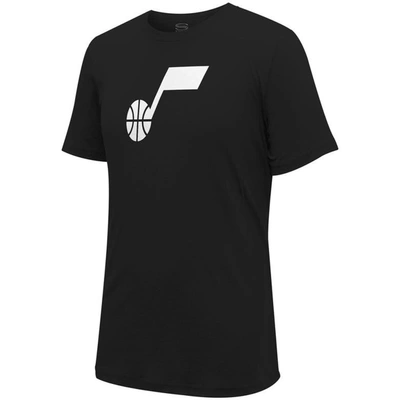 Shop Stadium Essentials Unisex  Black Utah Jazz Primary Logo T-shirt