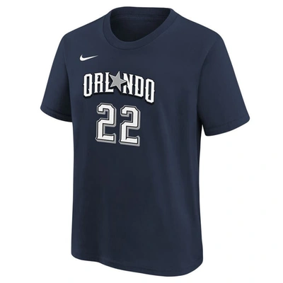 Shop Nike Youth  Franz Wagner Navy Orlando Magic 2023/24 City Edition Name & Number T-shirt