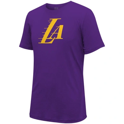 Shop Stadium Essentials Unisex  Purple Los Angeles Lakers Primary Logo T-shirt