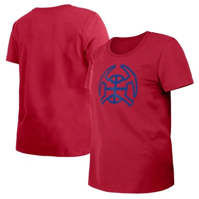 Shop New Era Red Denver Nuggets 2023/24 City Edition T-shirt