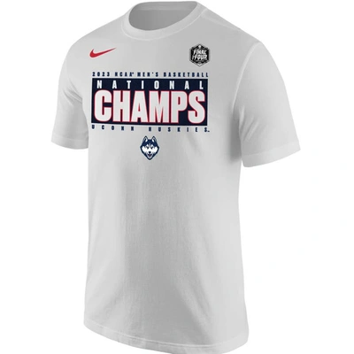 Shop Nike Basketball National Champions Pebble T-shirt In White