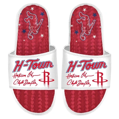 Shop Islide White Houston Rockets 2023/24 City Edition Gel Slide Sandals