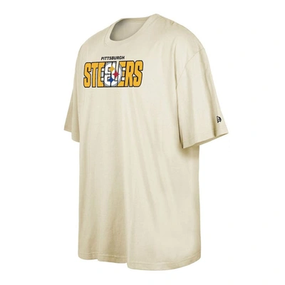 Shop New Era Cream Pittsburgh Steelers 2023 Nfl Draft Big & Tall T-shirt