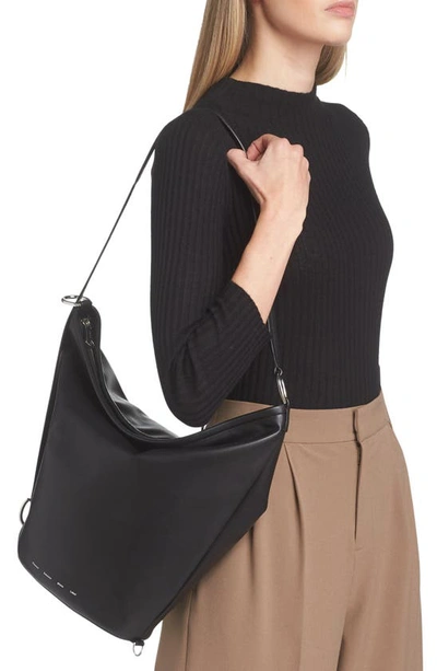 Shop Proenza Schouler White Label Spring Leather Bucket Bag In Black