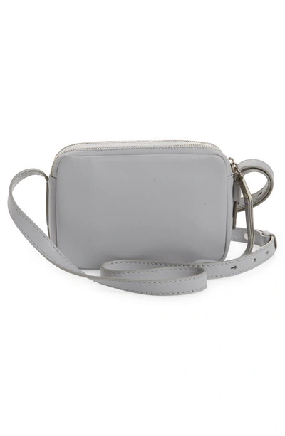 Shop Proenza Schouler White Label Watts Leather Crossbody Camera Bag In Ash
