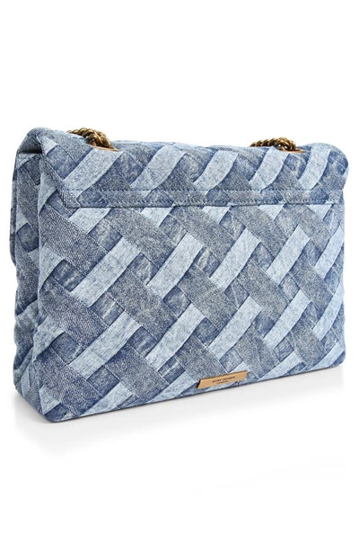 Kurt Geiger Kensington Medium Soft Crossbody In Navy