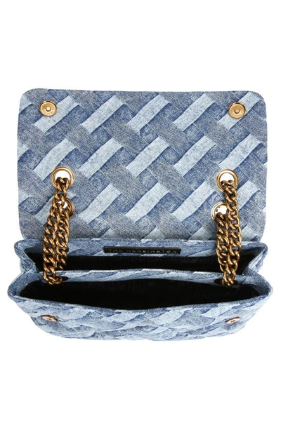 Kurt Geiger Kensington Medium Soft Crossbody In Navy