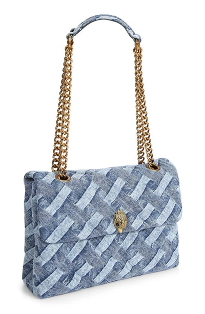 Kurt Geiger Kensington Medium Soft Crossbody In Navy