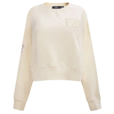 Shop Pro Standard Cream Philadelphia Flyers Neutral Pullover Sweatshirt