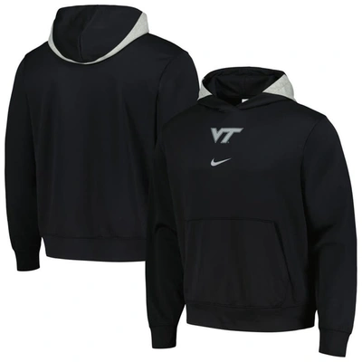 Shop Nike Black Virginia Tech Hokies Basketball Spotlight Performance Pullover Hoodie