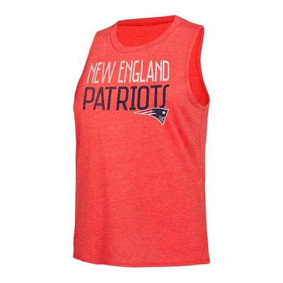 Shop Concepts Sport Navy/red New England Patriots Muscle Tank Top & Pants Lounge Set