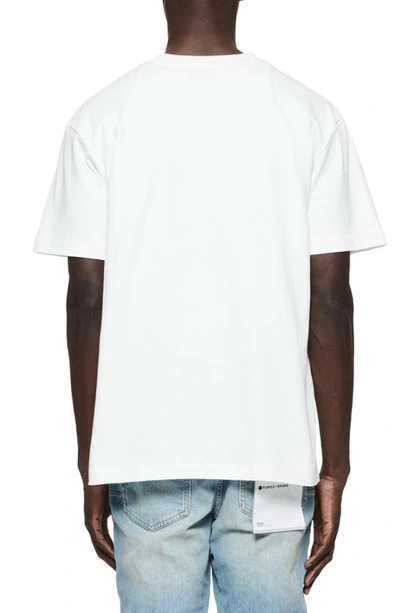 Shop Purple Brand Oversize Heavyweight Logo Graphic T-shirt In White