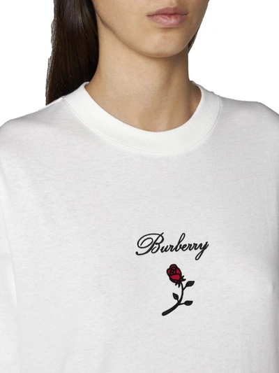 Shop Burberry T-shirts And Polos In Rain