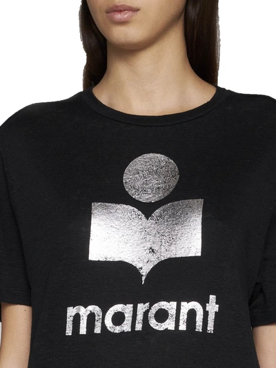 Shop Isabel Marant Étoile Marant Etoile T-shirts And Polos In Black