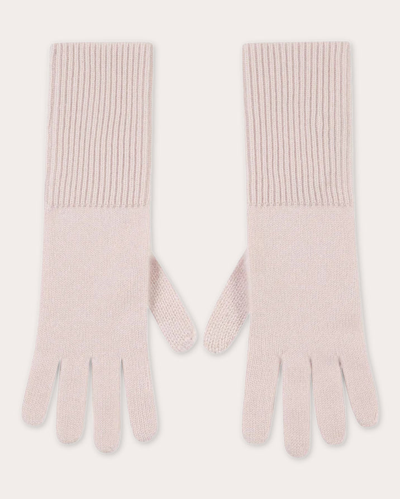 Shop Loop Cashmere Women's Ballet Pink Cashmere Gloves