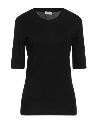 Shop Closed Woman T-shirt Black Size L Cotton, Modal