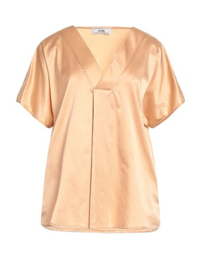 Shop Jijil Woman Top Blush Size 4 Cotton, Silk, Elastane In Pink