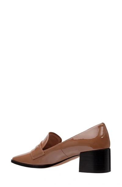 Linea Paolo Miramar Penny Loafer Pump In Cognac