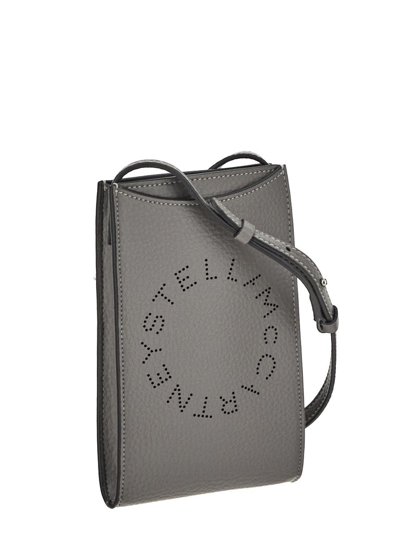 Shop Stella Mccartney Crossbody Phone Pouch In Grey