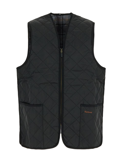 Shop Barbour Quilted Reversible Waistcoat In Black