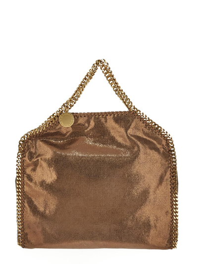 Shop Stella Mccartney Chain Strap Tote Bag In Brown