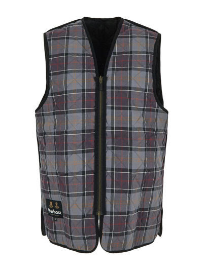 Shop Barbour Quilted Reversible Waistcoat In Black