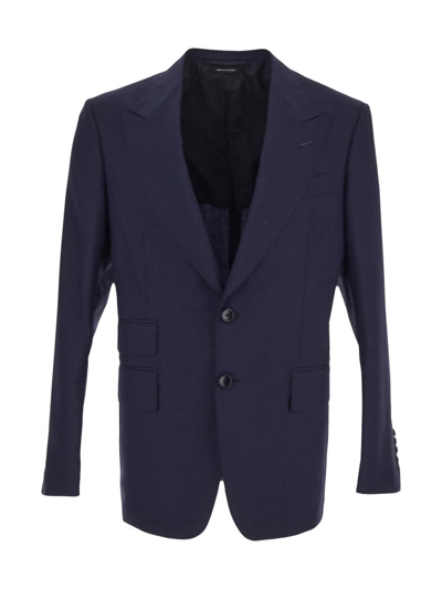 Shop Tom Ford Shelton Suit In Blue